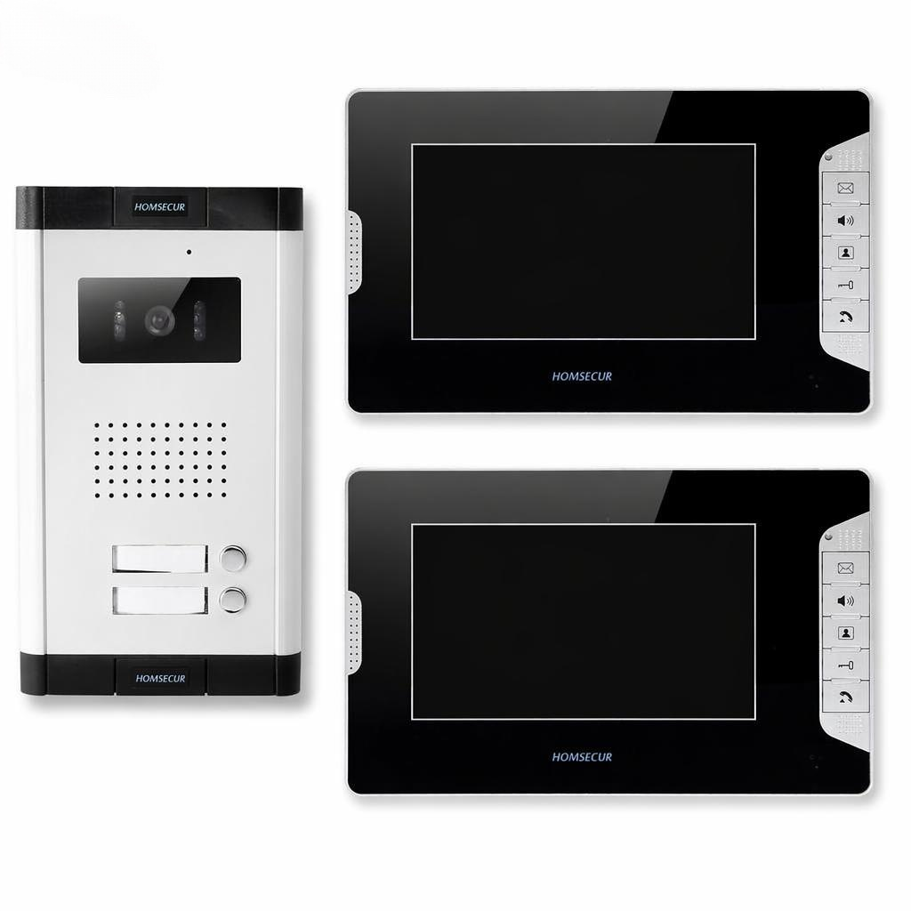 Home Security Locks For Doors - 4 Wire 2 Family Video Door