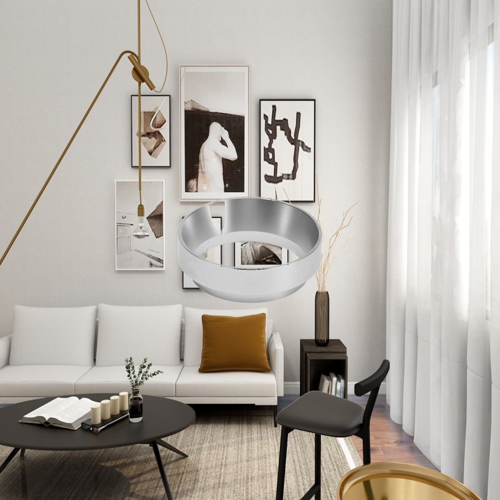 Home Security Measures - 6xMeasuring Ring Aluminum Measuring Funnel Secure