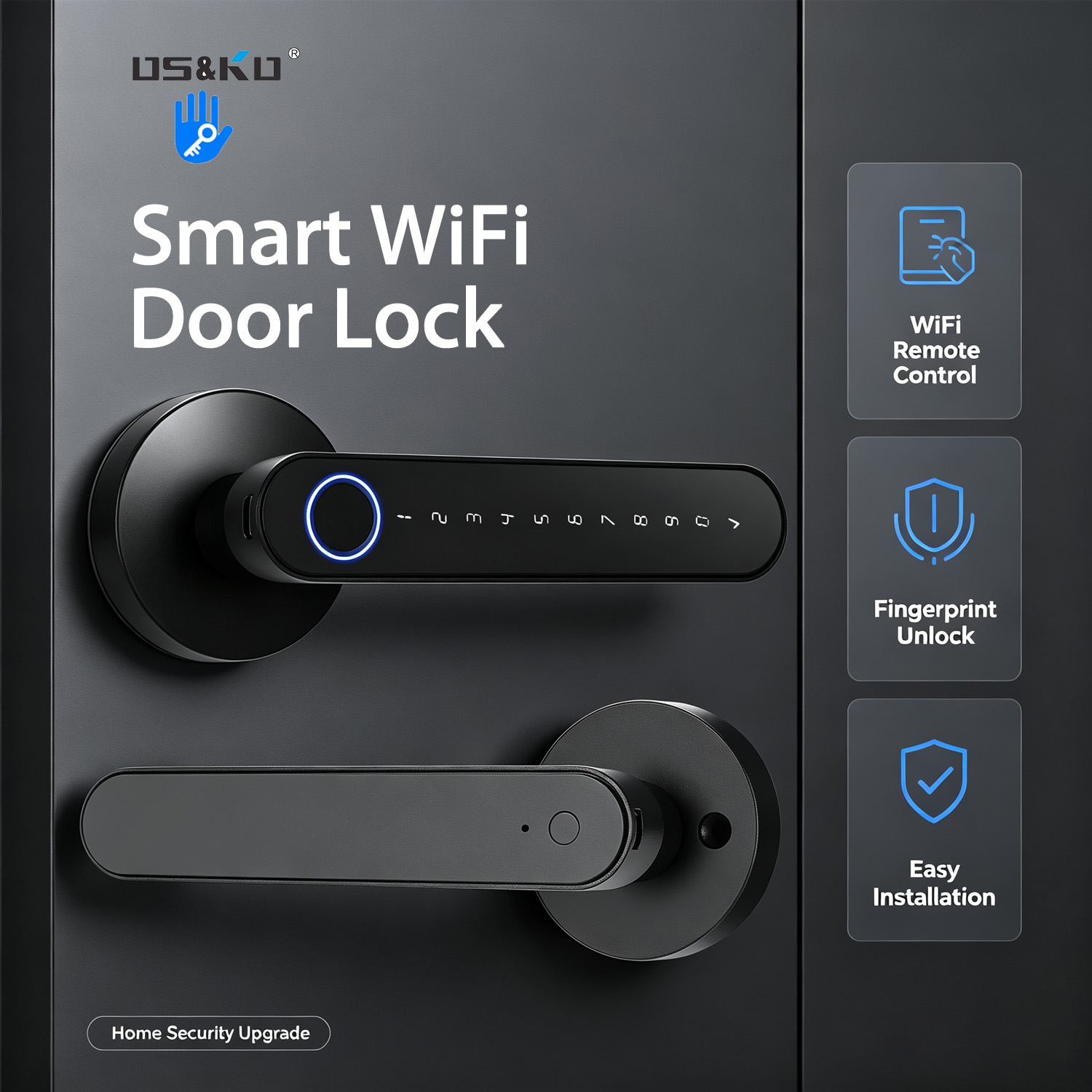 Home Security Locks For Doors - TTLock Smart Digital Door Lock, 5