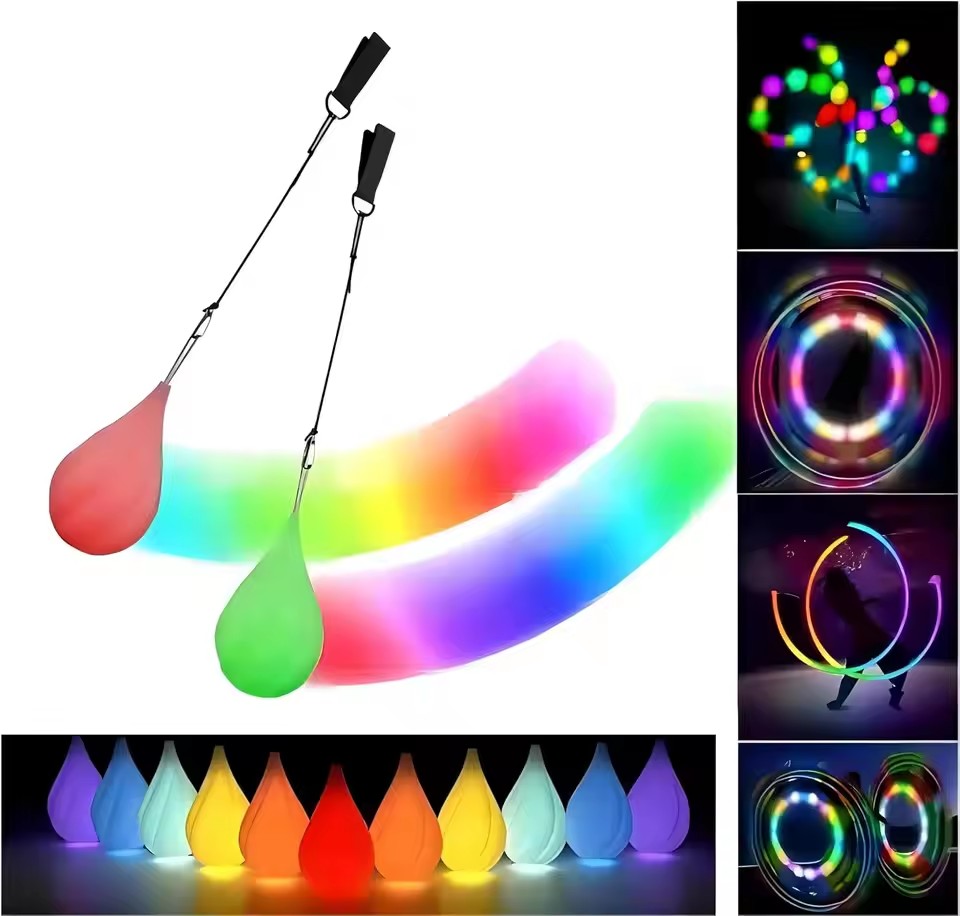 Home Security Measures - LED Juggling Ball with Rainbow and