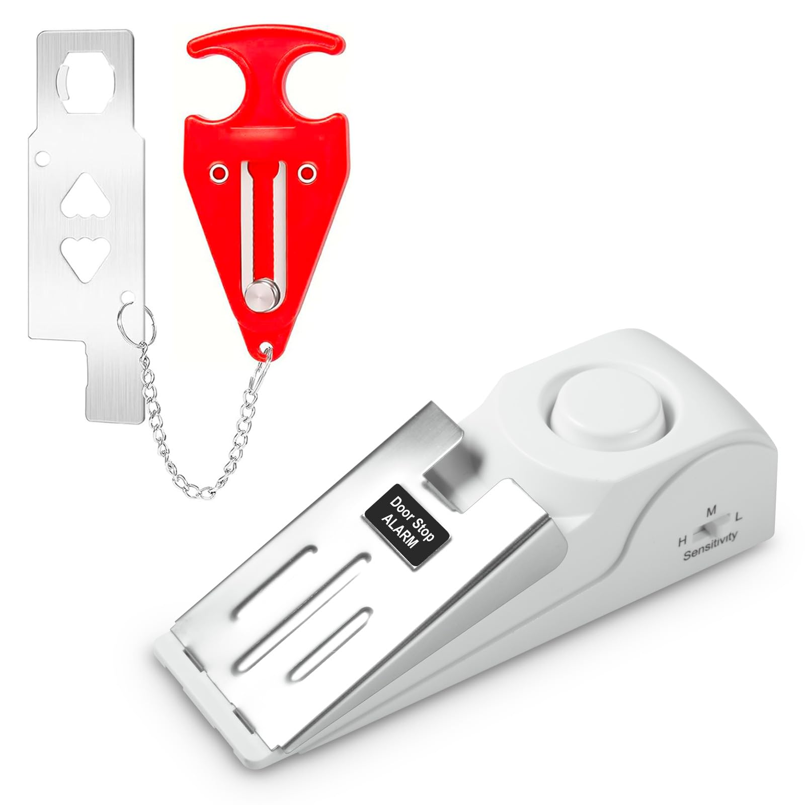 Portable Door Stop Alarm Trave - Home Security Locks For Doors ulasan dan harga