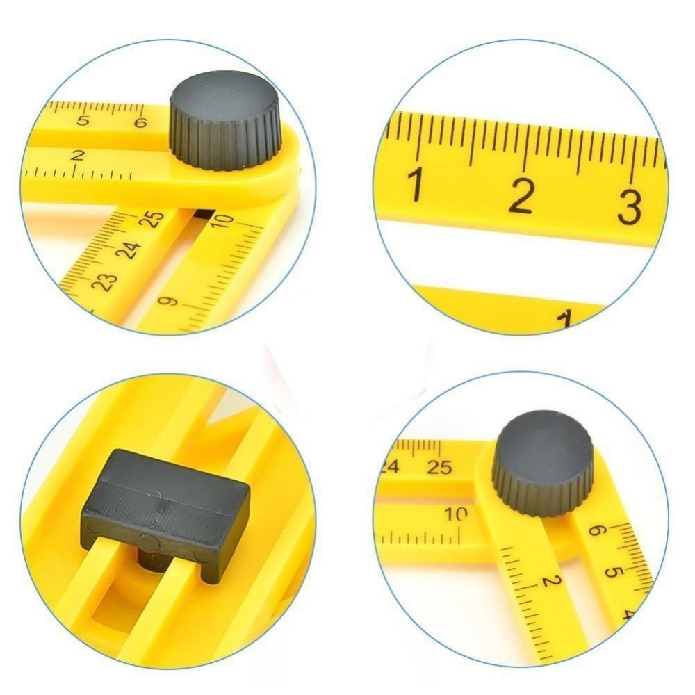 Protractor Multi Angle Ruler T - Home Security Measures ulasan dan harga