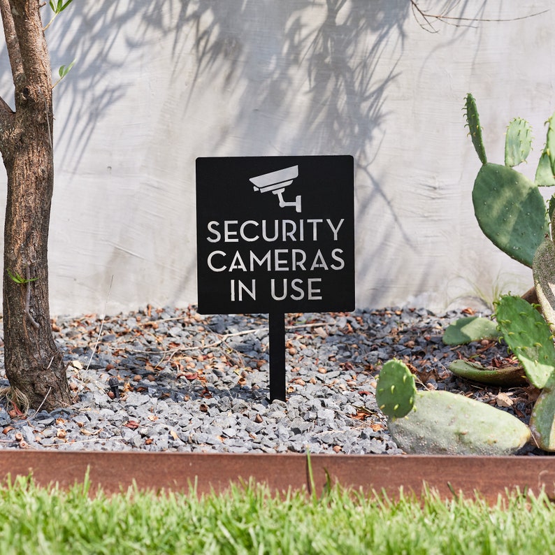 Security Camera Yard Sign - Mo - Home Yard Security ulasan dan harga