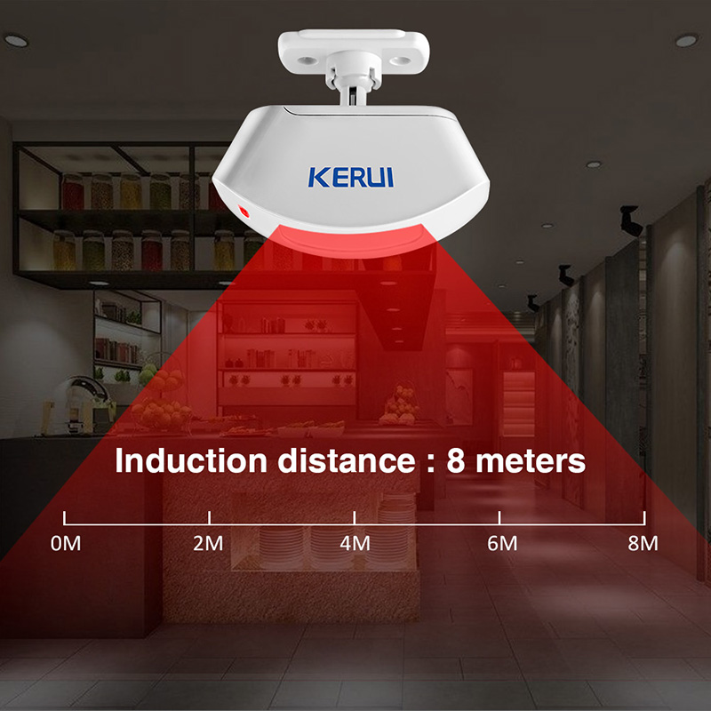 KERUI Wireless Curtain Infrare - Pet Immune Pir Sensor ulasan dan harga