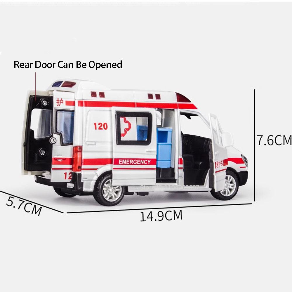 1:36 Scale City Ambulance Mode - Home Security Police ulasan dan harga