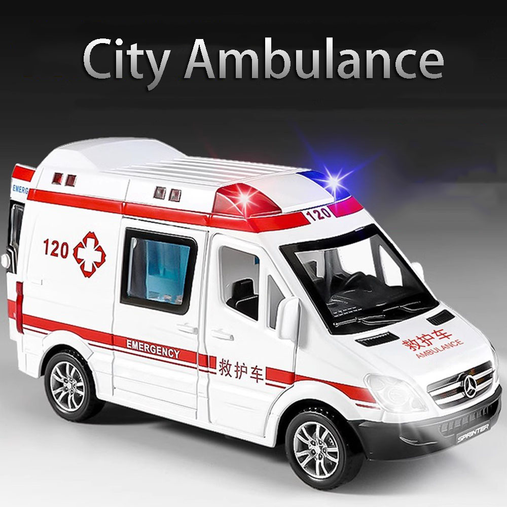 1:36 Scale City Ambulance Mode - Home Security Police ulasan dan harga