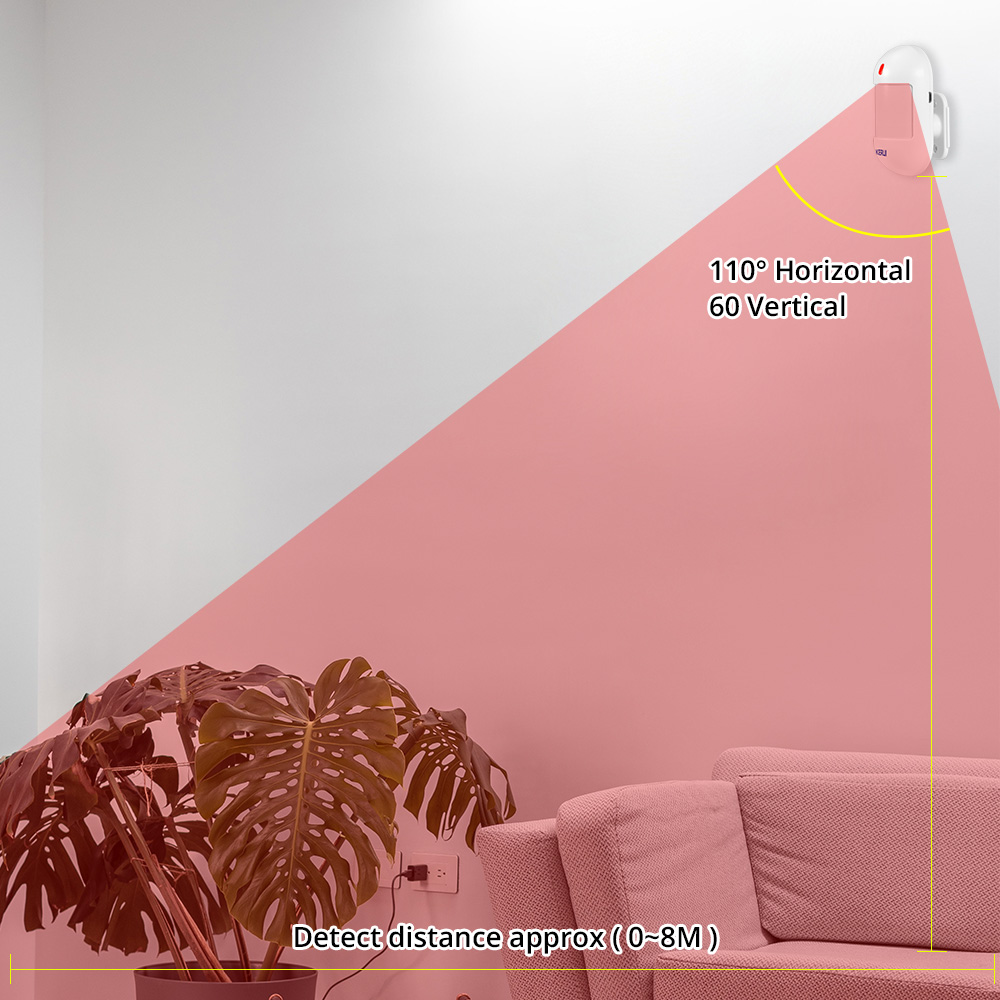 KERUI Wireless PIR Motion Sens - Pet Immune Pir Sensor ulasan dan harga