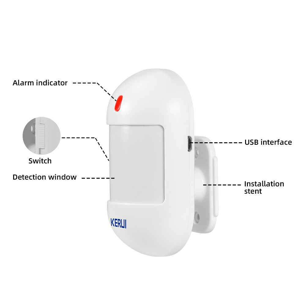 KERUI Wireless PIR Motion Sens - Pet Immune Pir Sensor ulasan dan harga