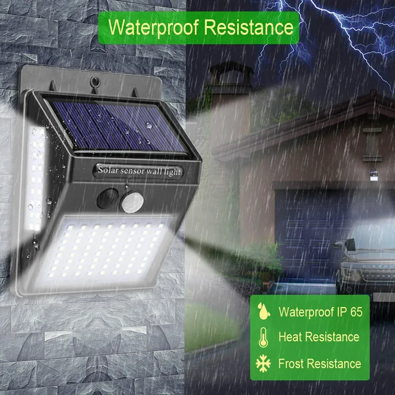 Outdoor Solar PIR Motion Senso - Home Yard Security ulasan dan harga