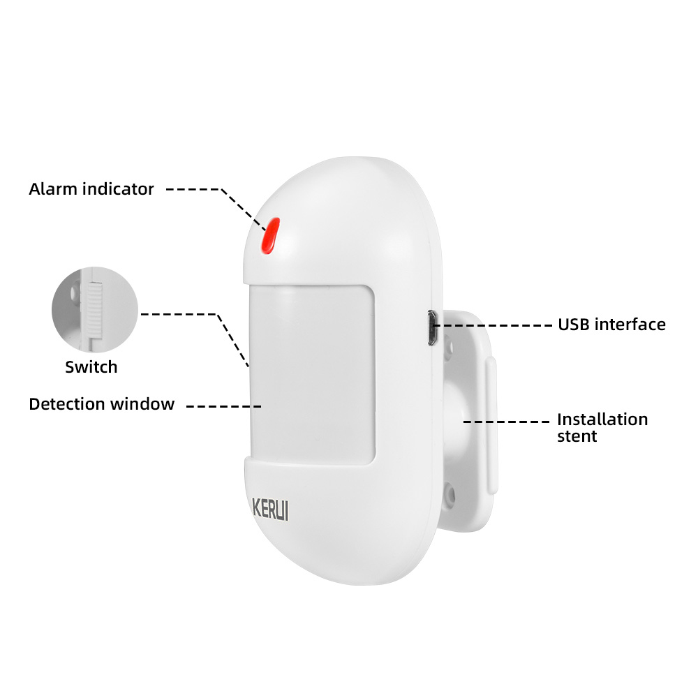 KERUI Wireless PIR Motion Sens - Pet Immune Pir Sensor ulasan dan harga