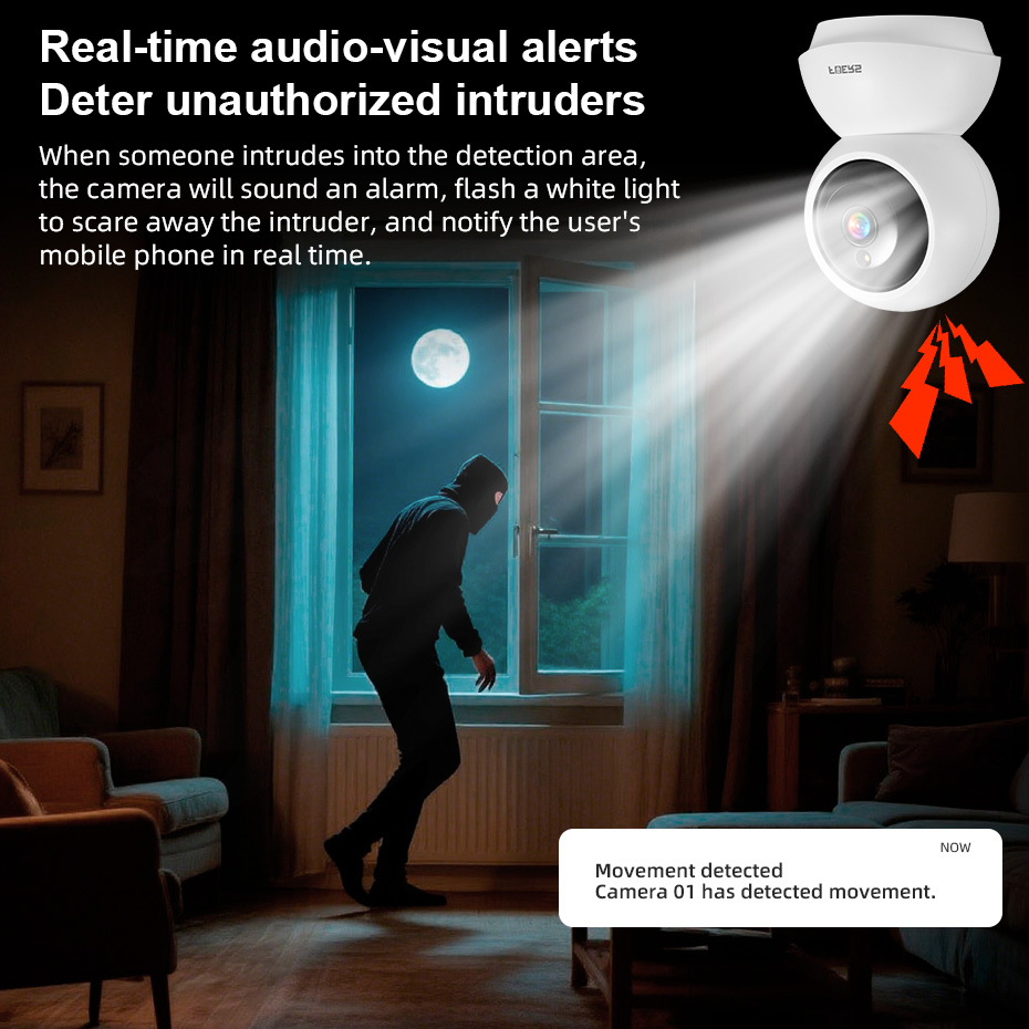 Fuers 5MP WiFi Camera Home Ind - Home Security Ai ulasan dan harga