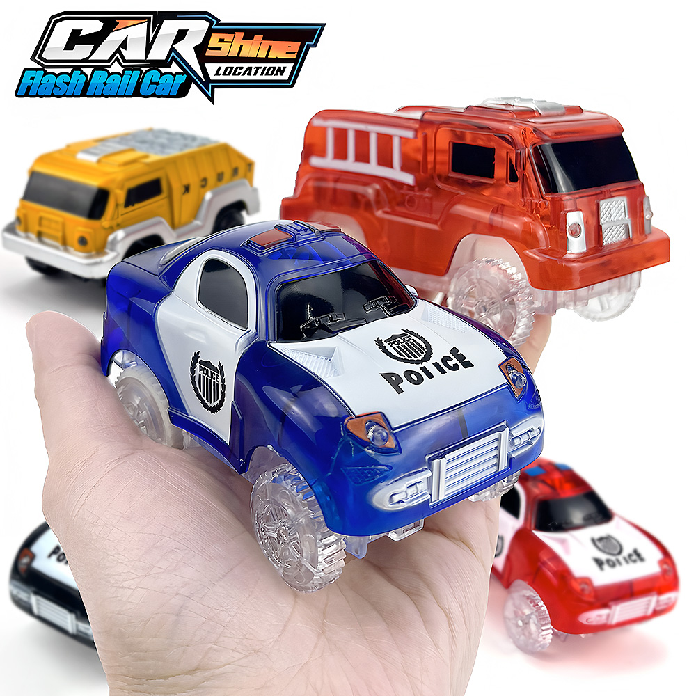 Magic Glowing Race Cars, Polic - Home Security Police ulasan dan harga