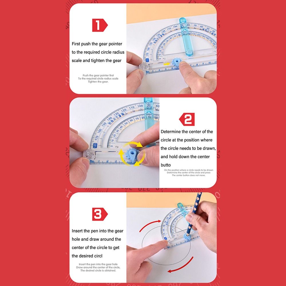 Plastic Bevel Protractor Multi - Home Security Measures ulasan dan harga