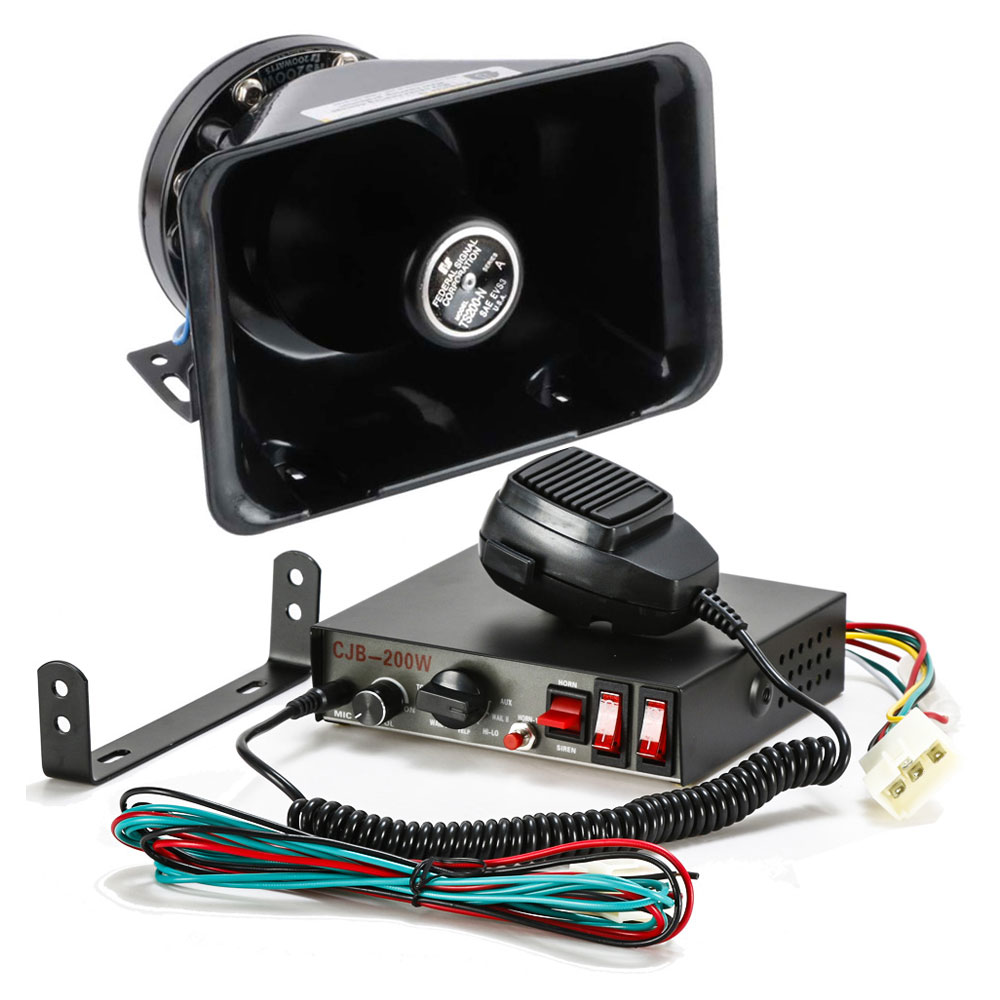 Vehicle Warning Horn Car Polic - Home Security Police ulasan dan harga