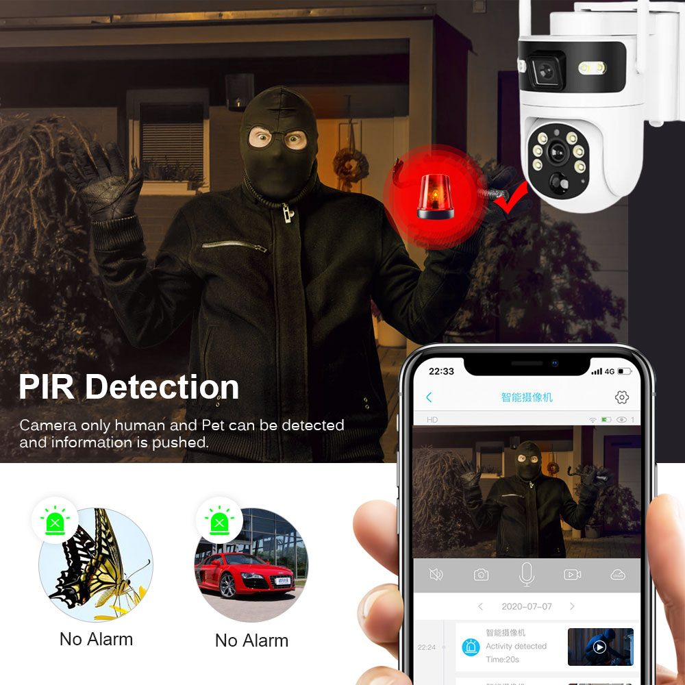 Wireless Outdoor PTZ Solar Sec - Home Yard Security ulasan dan harga