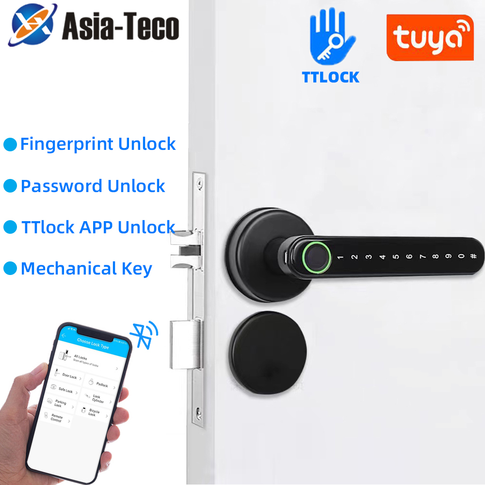 TTLock Smart Bluetooth Fingerp - Home Security Locks For Doors ulasan dan harga