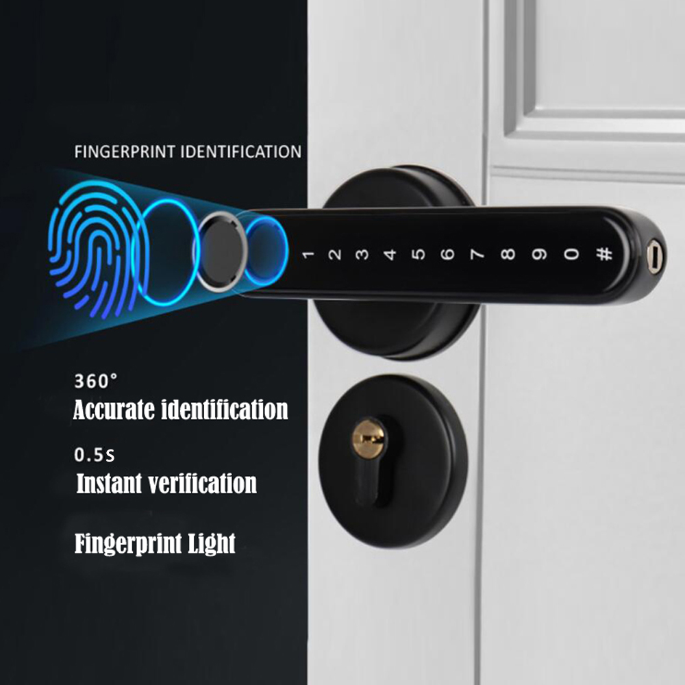 TTLock Smart Bluetooth Fingerp - Home Security Locks For Doors ulasan dan harga