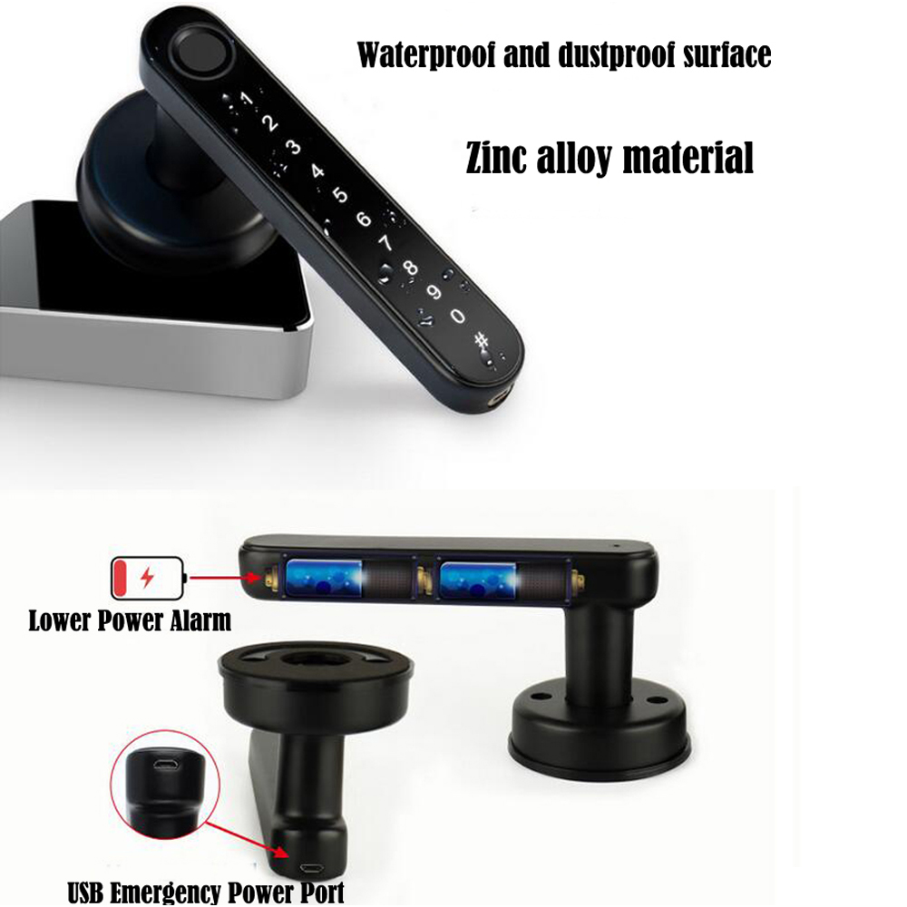 TTLock Smart Bluetooth Fingerp - Home Security Locks For Doors ulasan dan harga