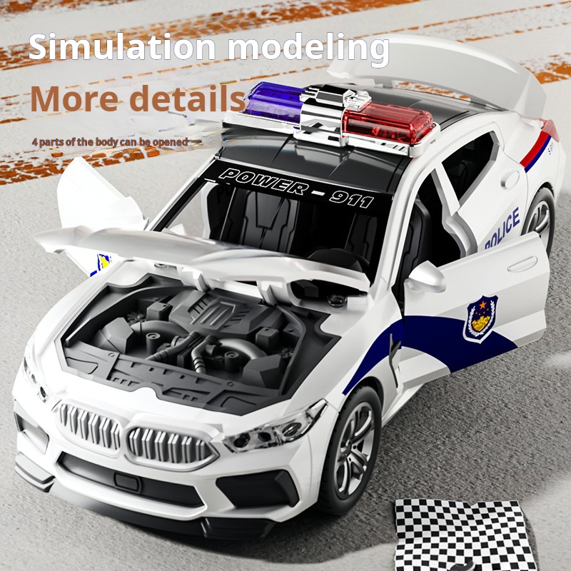 1:32 Simulation BMW M8 Police  - Home Security Police ulasan dan harga