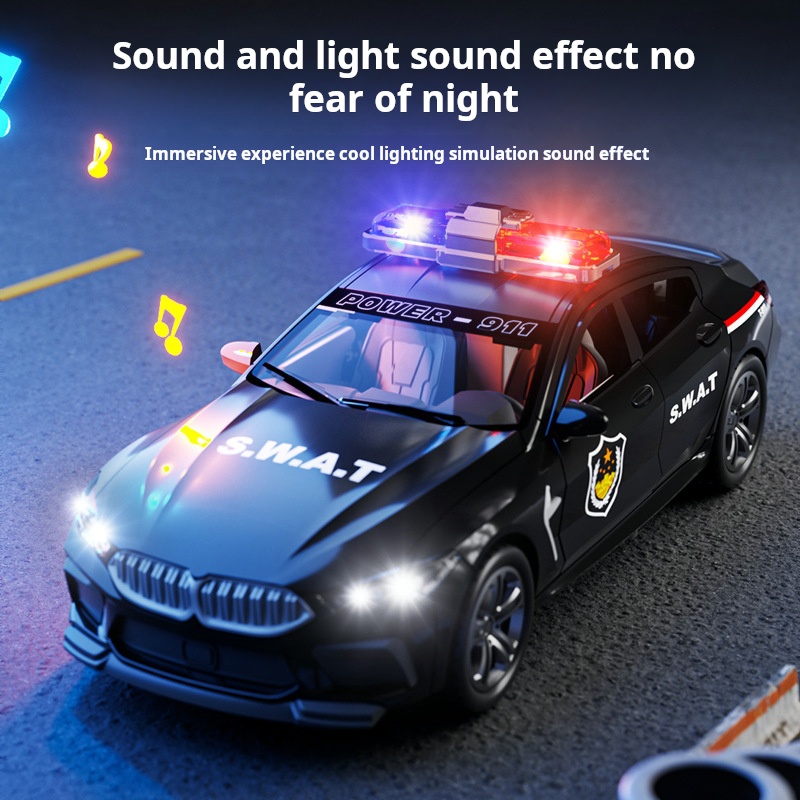 1:32 Simulation BMW M8 Police  - Home Security Police ulasan dan harga