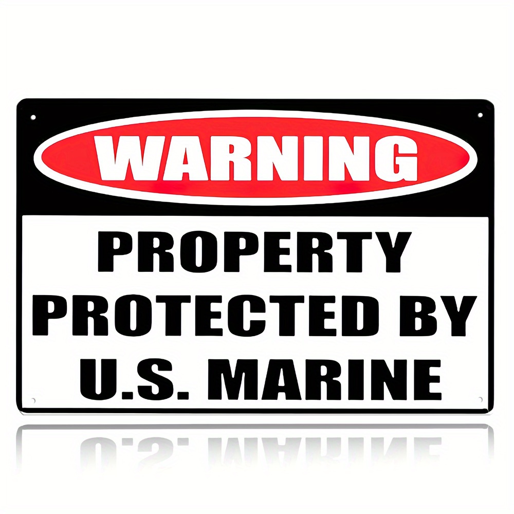 Warning Property Protected By  - Home Yard Security ulasan dan harga