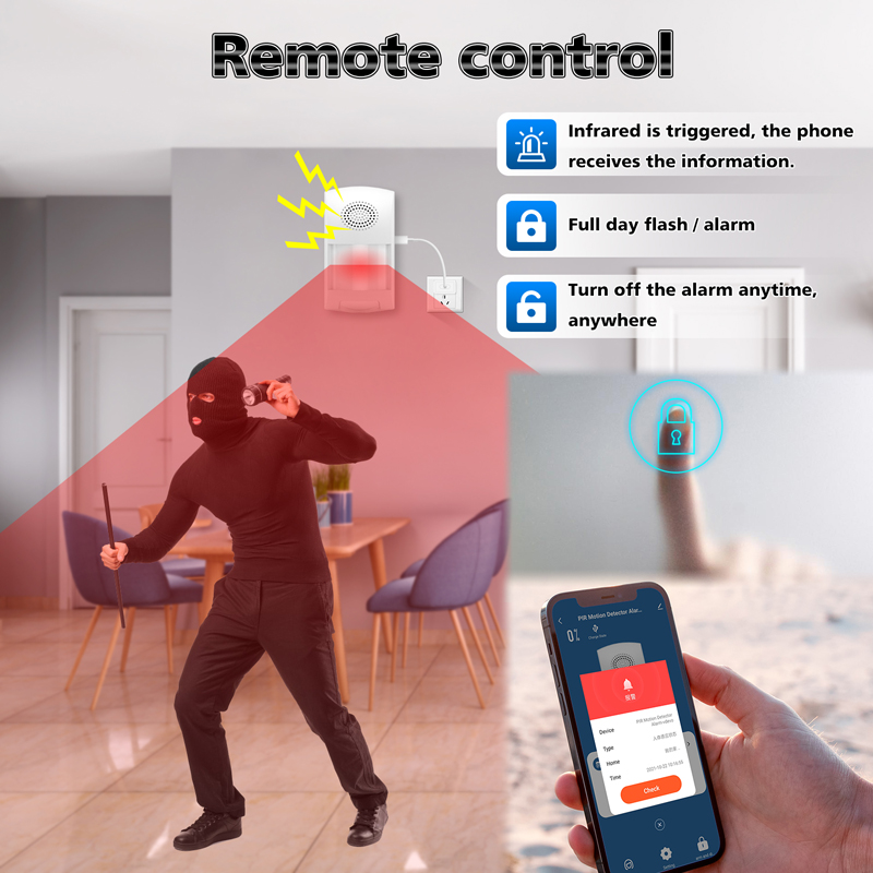 Tuya WiFi Smart Home Burglar A - Pet Immune Pir Sensor ulasan dan harga