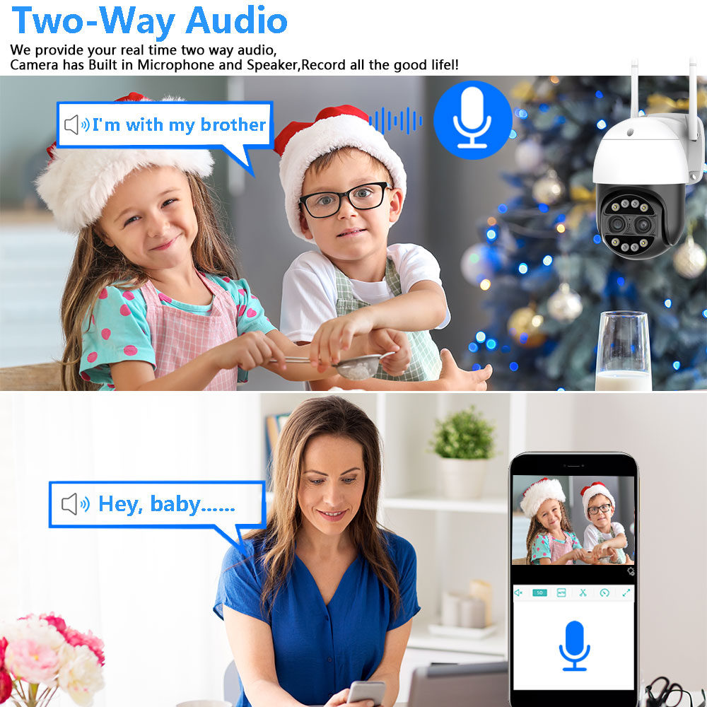 4K HD WIFI Surveillance Camera - Home Security Ai ulasan dan harga