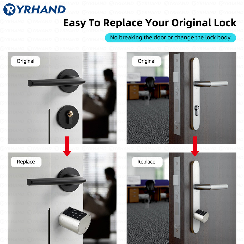 Smart Euro Cylindrical Door Lo - Home Security Locks For Doors ulasan dan harga