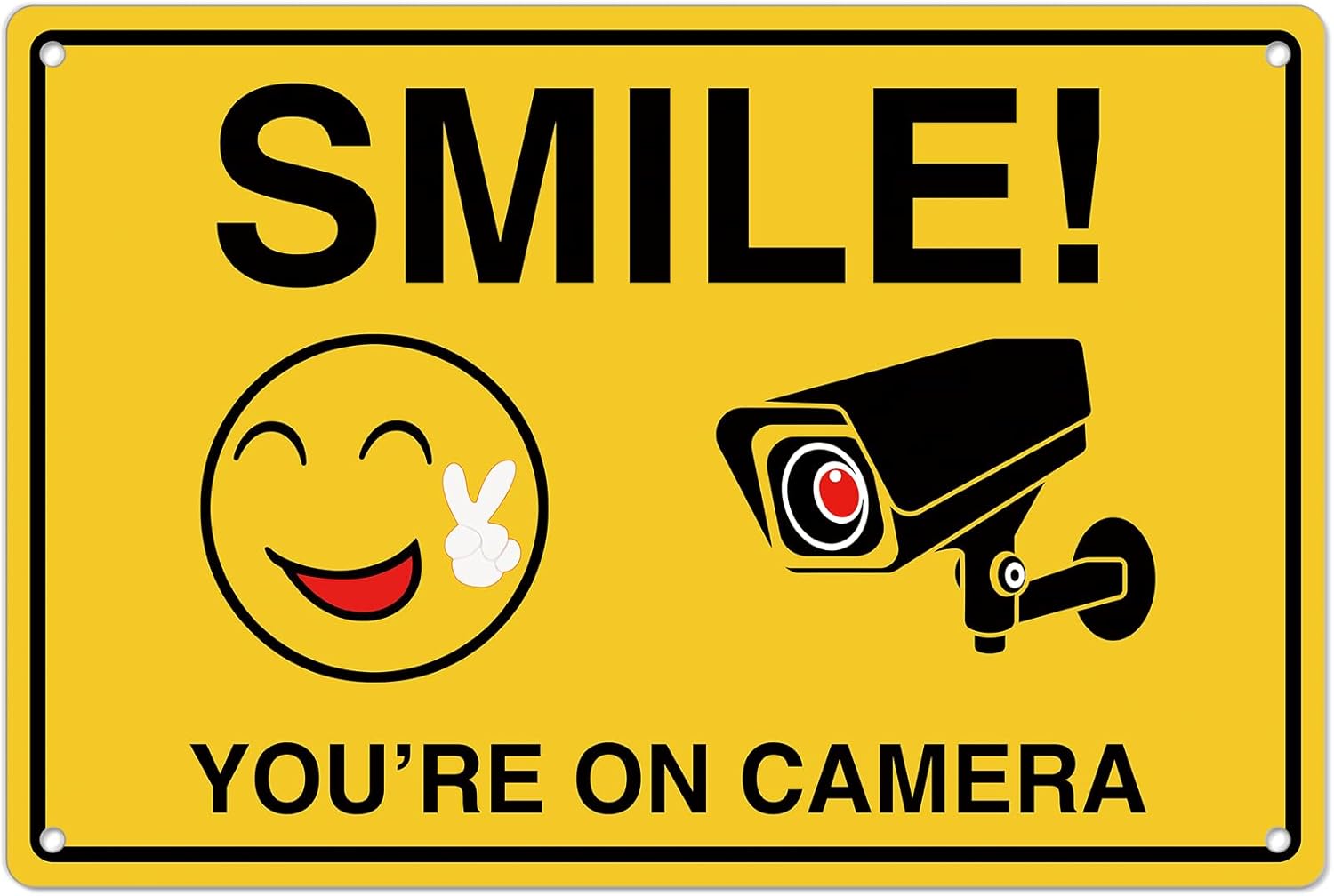 Smile Youre On Camera Signs ;  - Home Security With Camera ulasan dan harga