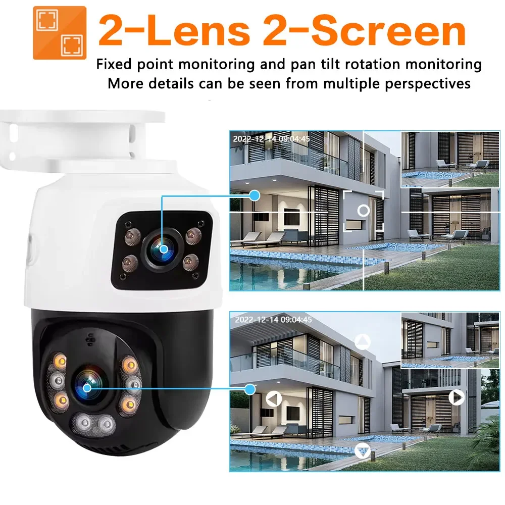 Outdoor 8MP POE PTZ Security C - Home Yard Security ulasan dan harga
