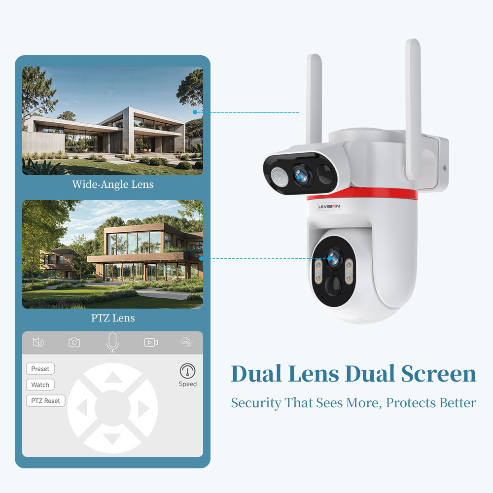 LS VISION Solar Security Camer - Home Zone Security Camera ulasan dan harga