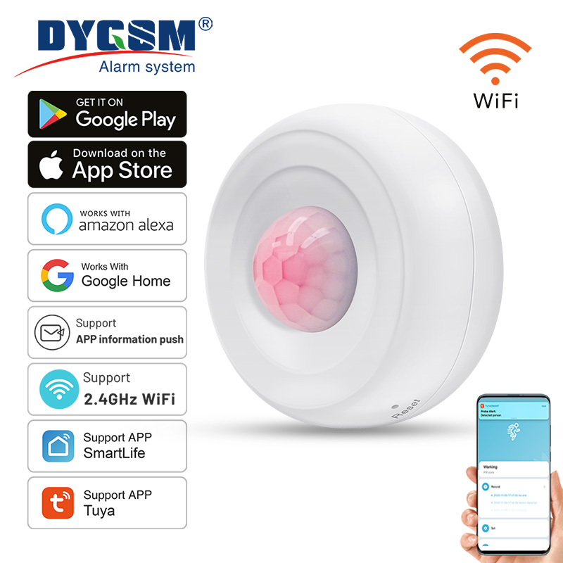 Tuya WiFi Smart PIR Motion Det - Pet Immune Pir Sensor ulasan dan harga