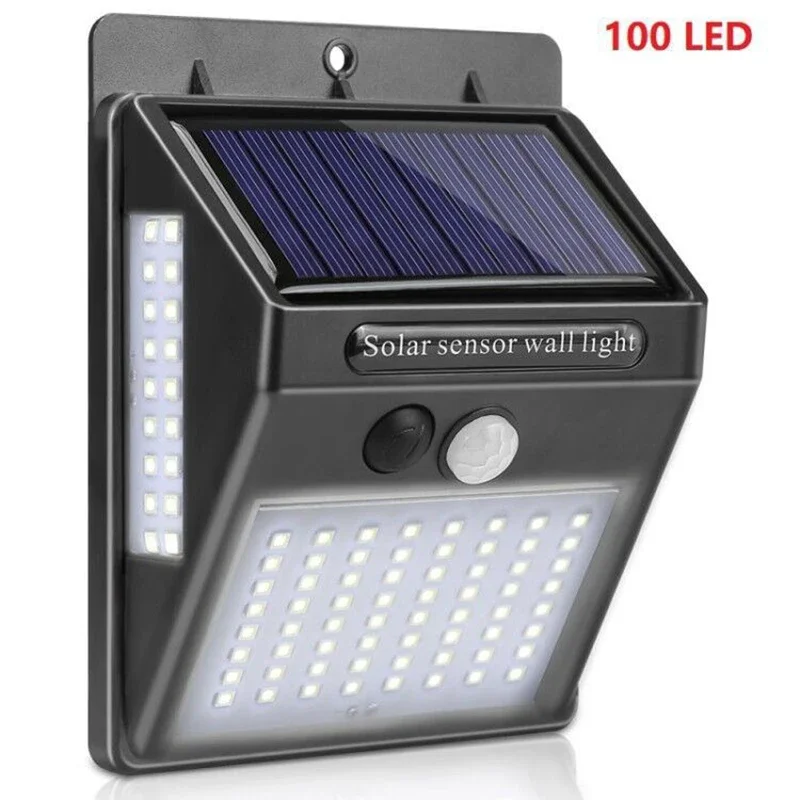 Outdoor Solar 100 LED PIR Moti - Home Yard Security ulasan dan harga