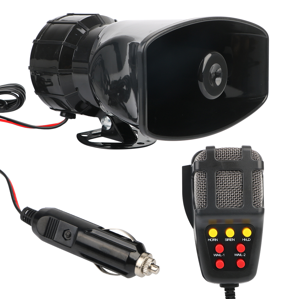 Car Warning Alarm Megaphone Po - Home Security Police ulasan dan harga