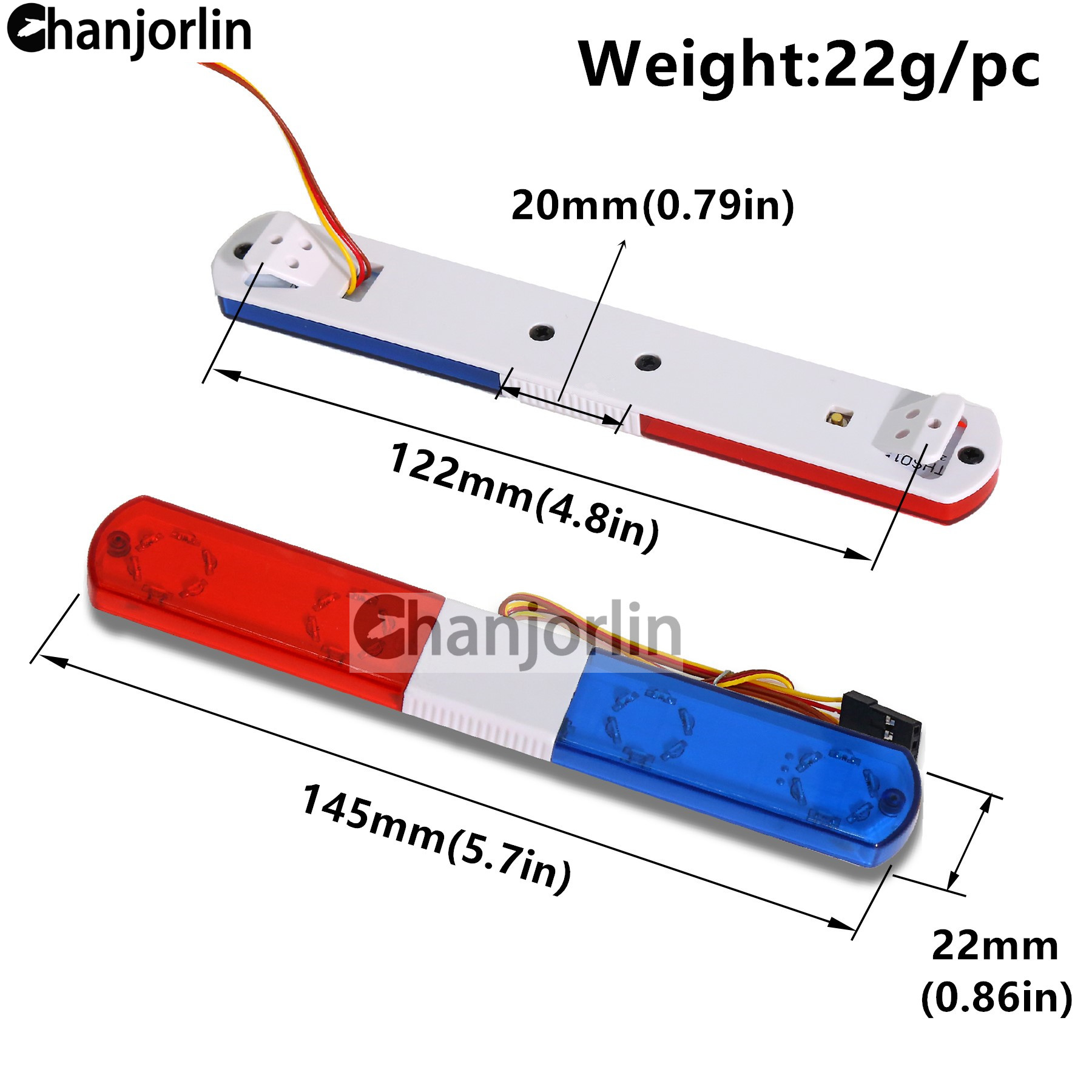 Police Flash LED Light Alarmin - Home Security Police ulasan dan harga