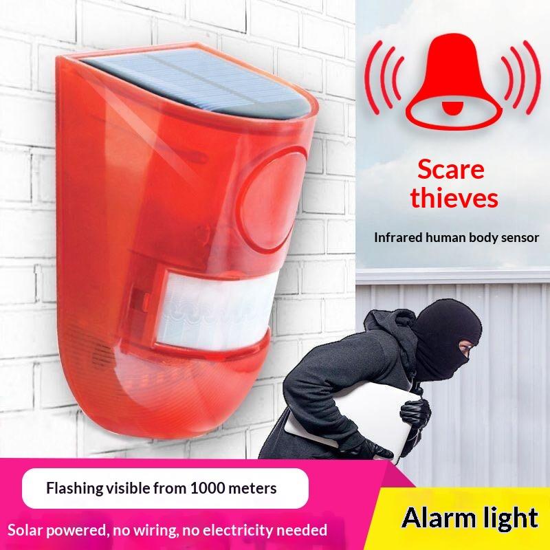 Solar Powered Infrared Motion  - Home Yard Security ulasan dan harga