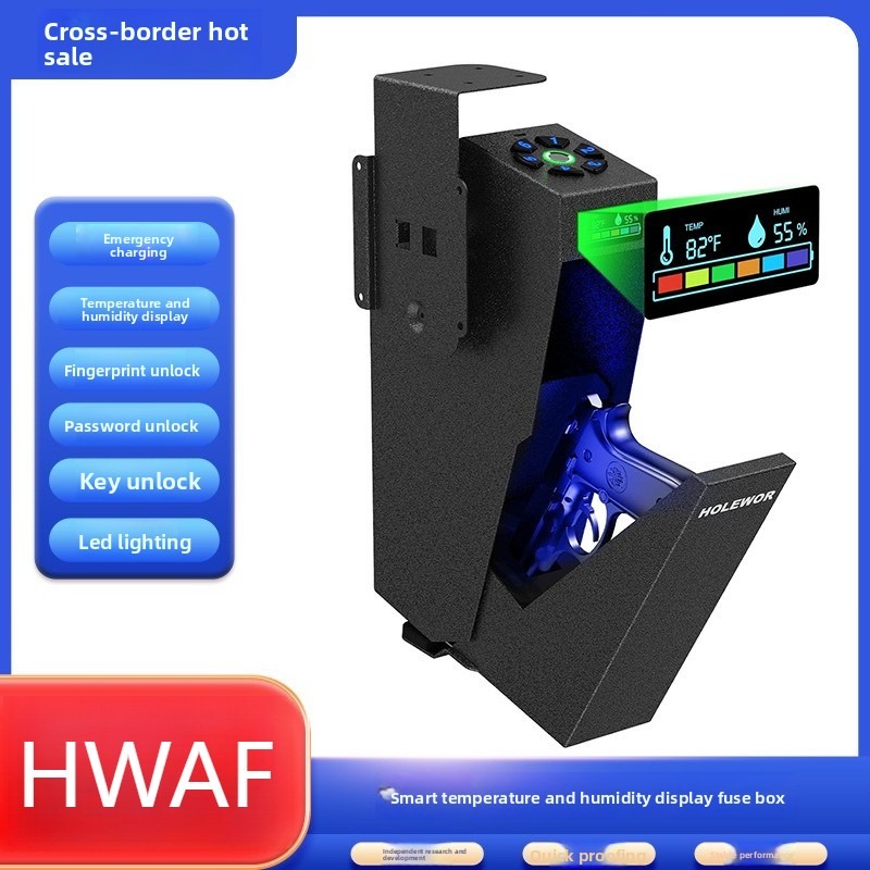 Smart Fingerprint Handgun Safe - Home Security Locks ulasan dan harga