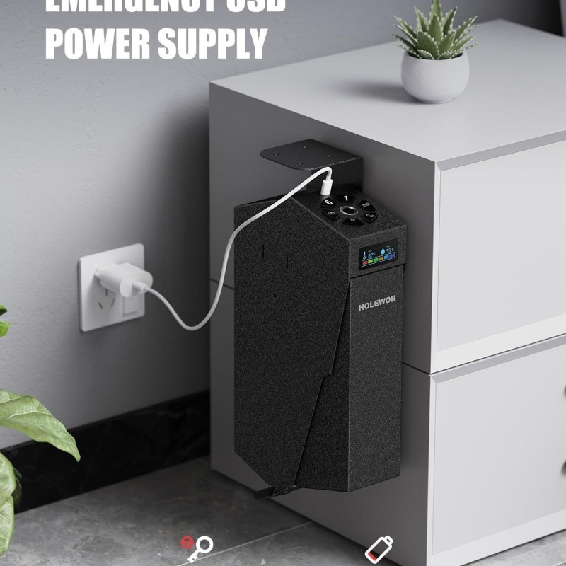 Smart Fingerprint Handgun Safe - Home Security Locks ulasan dan harga