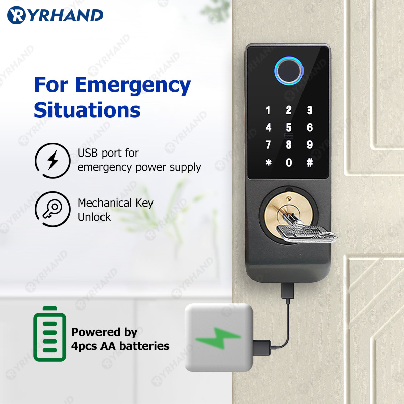 Tuya Smart lock Waterproof Wif - Home Security Locks For Doors ulasan dan harga