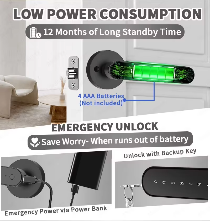 TTLock Smart Digital Door Lock - Home Security Locks For Doors ulasan dan harga