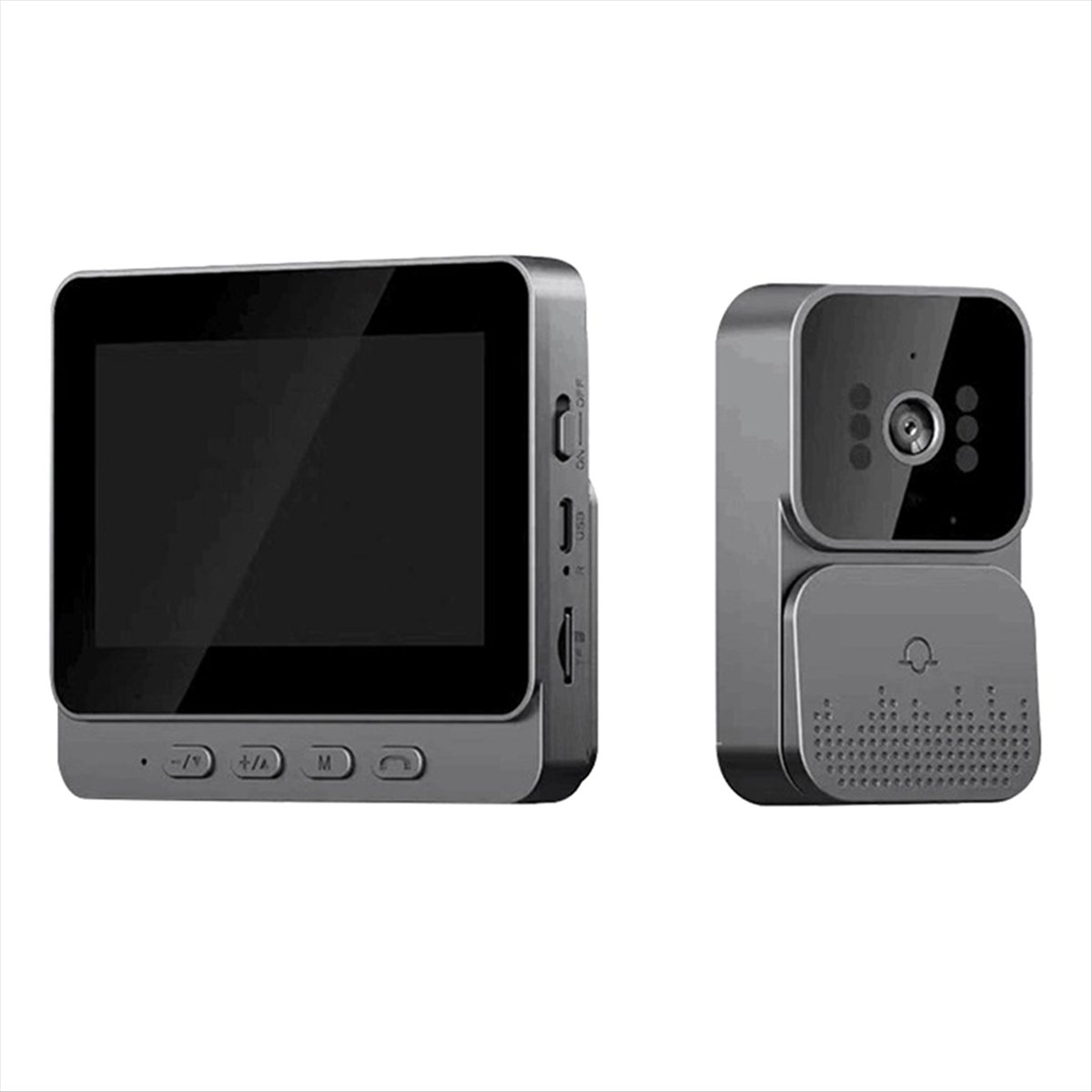 AU47-Doorbell Video Intercom C - Home Security With Camera ulasan dan harga
